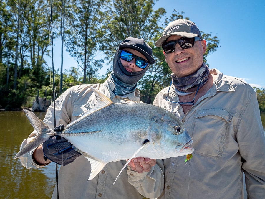 astaway estuary fishing charters brassy trevally